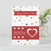 Valentinstag Grußkarte Feiertagskarte (Stehend Vorderseite)