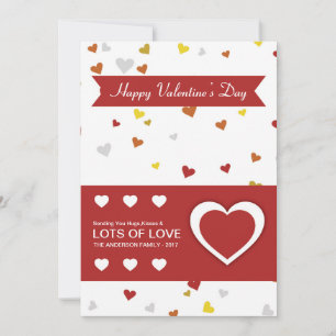 Valentinstag Grußkarte Feiertagskarte