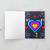 Valentinstag Grußkarte Feiertagskarte (Innenseite)