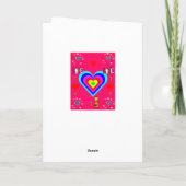 Valentinstag Grußkarte Feiertagskarte (Rückseite)