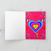 Valentinstag Grußkarte Feiertagskarte (Innenseite)