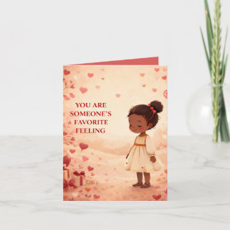 Valentinstag Grußkarte für Afroamerikaner Einladung