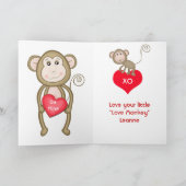 Valentinstag Grußkarte für das benutzerdefinierte  Feiertagskarte (Innenseite)