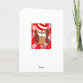 Valentinstag Grußkarte Hund Feiertagskarte (Rückseite)