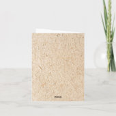 Valentinstag Grußkarte | Jubiläumskarte Karte (Rückseite)