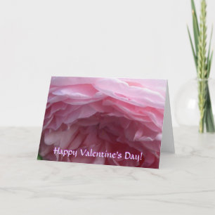 Valentinstag Grußkarte Rosa Rose Feiertagskarte