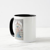 Valentinstag Grußkugel Tasse (Vorderseite Links)