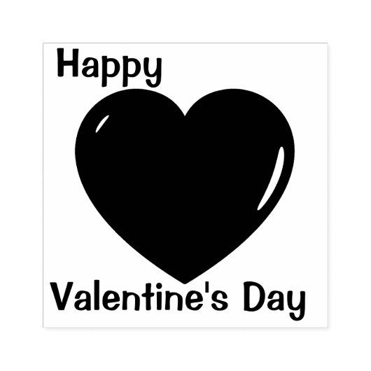 Valentinstag Gummistempel (Prägung)