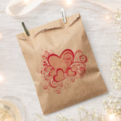 Valentinstag Gunst Geschenktütchen (Ausgeschnitten)