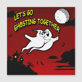 Valentinstag Halloween Ghosting Magnetkarte