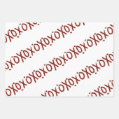 Valentinstag-Handzeichen Geschenkpapier Set (Vorderseite 3)