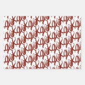 Valentinstag-Handzeichen Geschenkpapier Set (Vorderseite 2)