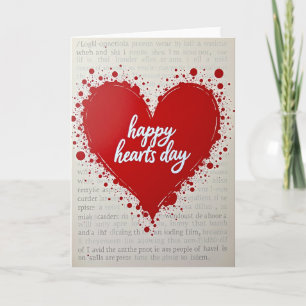 Valentinstag Happy Hearts Day Karte