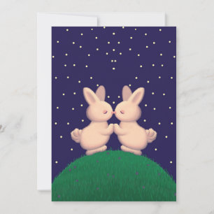 Valentinstag-Hasen  Feiertagskarte