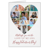 Valentinstag-Heart-FotoCollage Benutzerdefinierter (Vorne)