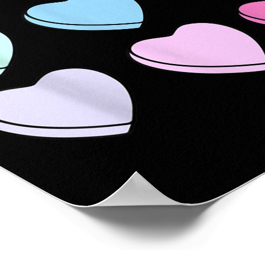 Valentinstag Heart Poster (Ecke)