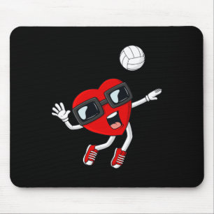 Valentinstag Heart Volleyball Fun Boys Girls Kind Mousepad