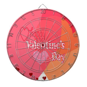 Valentinstag Hearts Dartscheibe