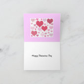 Valentinstag Hearts Feiertagskarte (Innenseite)