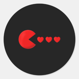 Valentinstag Hearts Fun Boys Girls Kinder 2 Runder Aufkleber