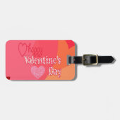Valentinstag Hearts Gepäckanhänger (Vorderseite horizontal)