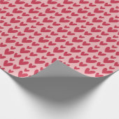 Valentinstag Hearts Geschenkpapier (Ecke)