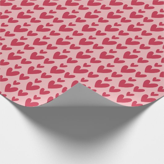 Valentinstag Hearts Geschenkpapier (Ecke)
