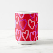 Valentinstag Hearts Kaffeetasse (Mittel)