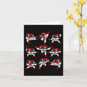 Valentinstag Hearts Karate Martial Arts Boys Gir Karte (Gelbe Blume)