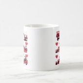 Valentinstag Hearts Liebe Kaffeetasse (Mittel)