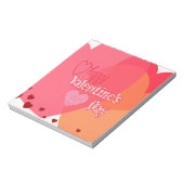 Valentinstag Hearts Notizblock (Rotiert)