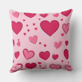 Valentinstag Hearts Pillow 01 Kissen (Rückseite)