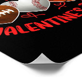 Valentinstag Hearts Poster (Ecke)