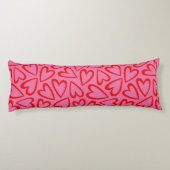 Valentinstag Hearts Seitenschläferkissen (Rückseite)