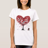 Valentinstag Hearts T-Shirt (Vorderseite)