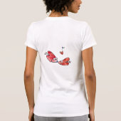 Valentinstag Hearts T - Shirt (Rückseite)