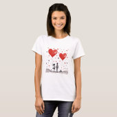 Valentinstag Hearts T-Shirt (Vorne ganz)