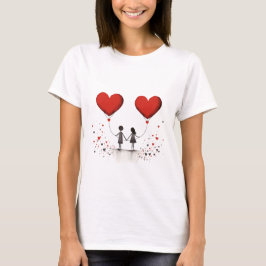 Valentinstag Hearts T-Shirt