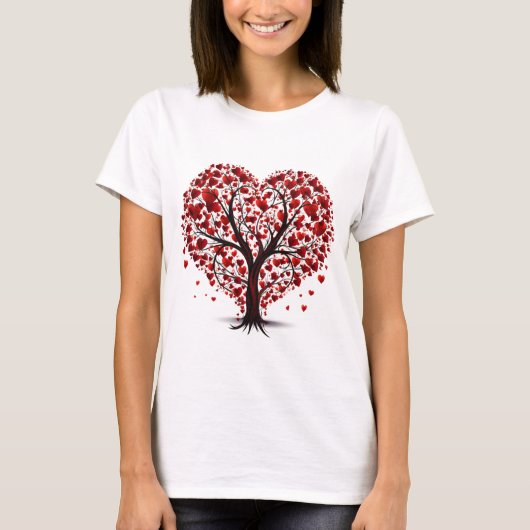 Valentinstag Hearts T-Shirt (Vorderseite)