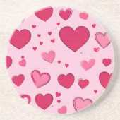 Valentinstag Hearts Untersetzer 01 (Vorne)