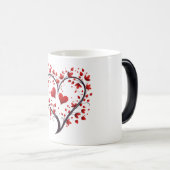 Valentinstag Hearts Verwandlungstasse (VorderseiteRechts)