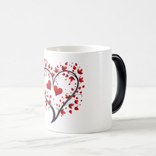 Valentinstag Hearts Verwandlungstasse (VorderseiteRechts)