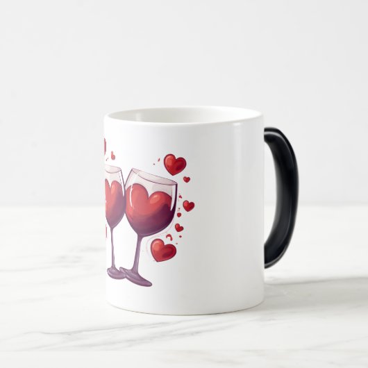 Valentinstag Hearts Verwandlungstasse (VorderseiteRechts)