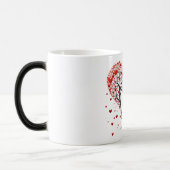 Valentinstag Hearts Verwandlungstasse (Links)