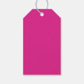 Valentinstag heiß rosa Herz Geschenkanhänger (Rückseite)