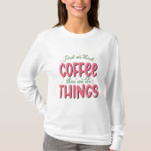 Valentinstag-Hemd, Valentine-Kaffee T-Shirt (Vorderseite)