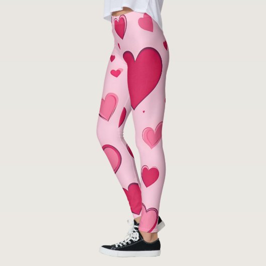 Valentinstag Herz 01 Leggings (Links)