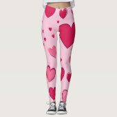 Valentinstag Herz 01 Leggings (Vorderseite)