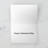 Valentinstag Herz 2 Herz Feiertagskarte (Innenseite)