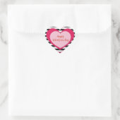 Valentinstag Herz-Aufkleber (Tasche)